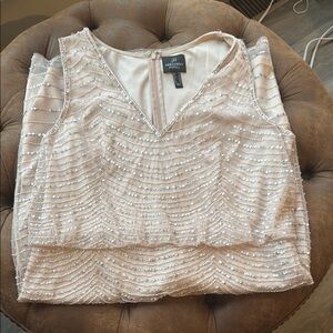 Adrianna Papell Pale Pink Sequin Women's Dress